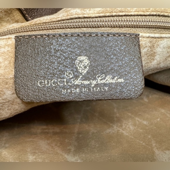 VINTAGE GUCCI GG Plus Sherry Line Tote - Picture 6 of 7